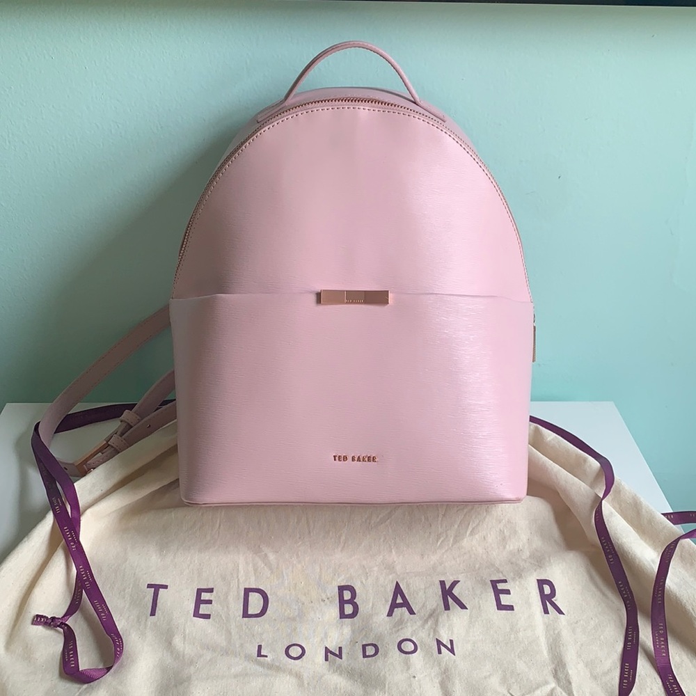 Ted Baker London Jenyy Leather Backpack Light Pink